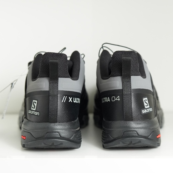 Salomon X Ultra 4 Low Quiet Shade Black Hiking Mens Shoes US 10.5
